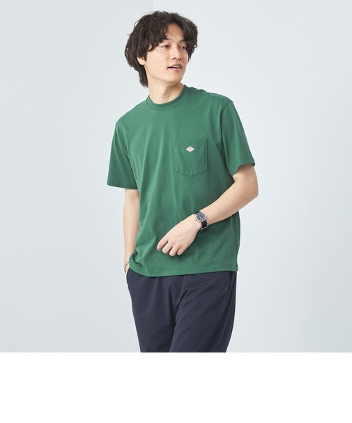＜DANTON＞ロゴ ポケット ソリッド Tシャツ