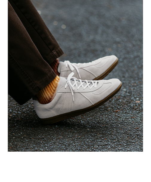 【別注】＜GERMAN TRAINeR＞GLR ジャーマントレーナー スエード スニーカー