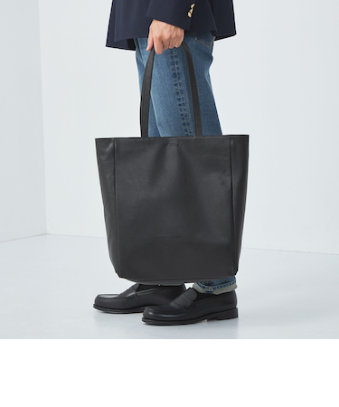 スタンプ レザー デイリー トートバッグ