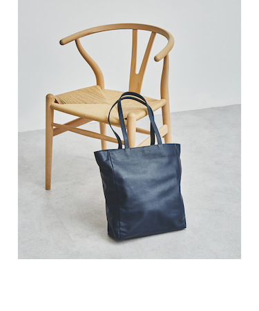 スタンプ レザー デイリー トートバッグ