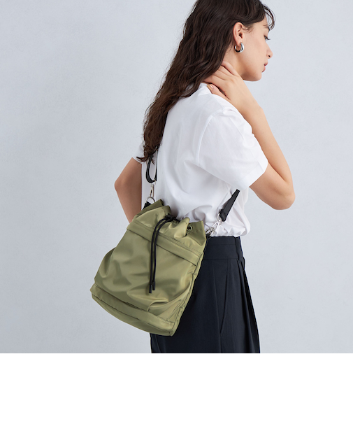 ハッスイ ポケットドロスト バッグ - はっ水 -