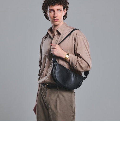 【本革】 GLR レザー ファンクショナル スリングバッグ UNITED ARROWS green label relaxing｜GLR レザー ファンクショナル