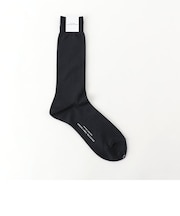 シルケット ソリッド ドレスソックス