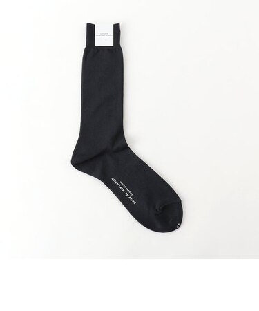 シルケット ソリッド  ドレスソックス