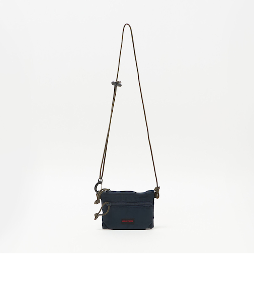 ＜BRIEFING＞JUMP W ZIP PURSE Wジップパース ショルダーバッグ