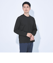 【WEB限定】JUST fit ジャケイン クルーネック 長袖 Tシャツ -吸水速乾・抗菌-