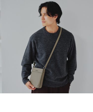 CIBO レザーライク ミニ ショルダーバッグ