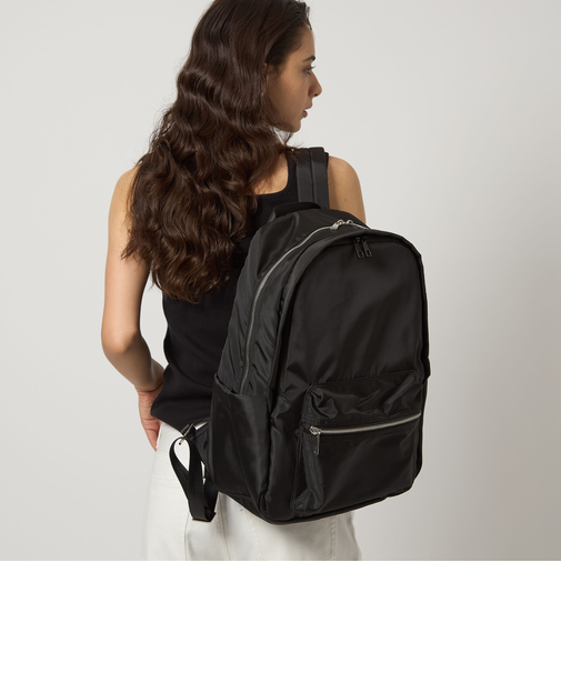 ダブルジップ バックパック / リュック - はっ水 -