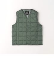 ＜TAION＞ベーシック Vネックボタン インナーダウンベスト / キッズ  140cm-150cm