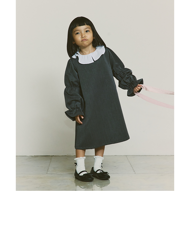 シロエリ ワンピース / キッズ 100cm-130cm