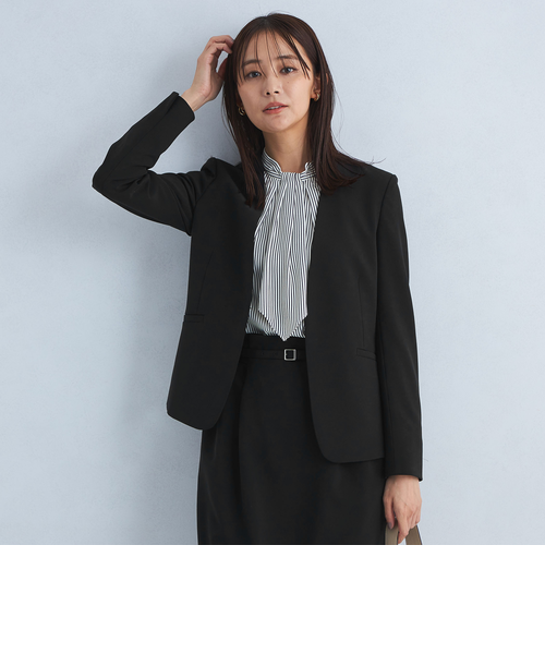 greenlabel relaxingパウドレノーラペルジャケット&ワイドパンツ 楽天市場】【SALE／60%OFF】パウドレ ノーラペル ジャケット