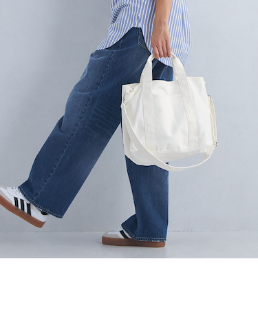 【WEB限定】2WAY キャンバス トートバッグ / ショルダーバッグ