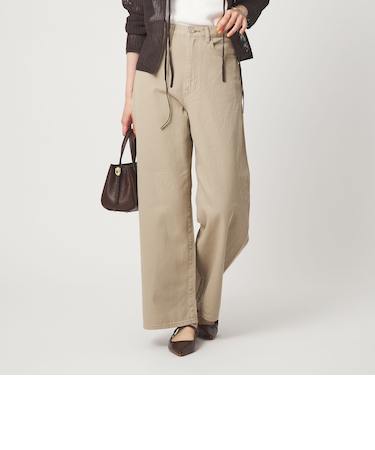 ［size SHORT/TALLあり］ワイド デニム パンツ