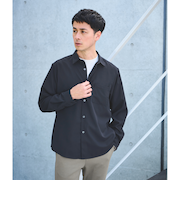 【WEB限定】JUST fit ソフトドレープ 長袖 シャツ