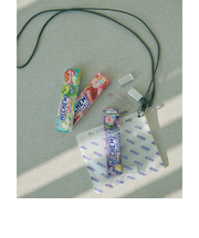【別注】＜ハイチュウ×pake×GLR＞ストラップ付き ジップ バッグ