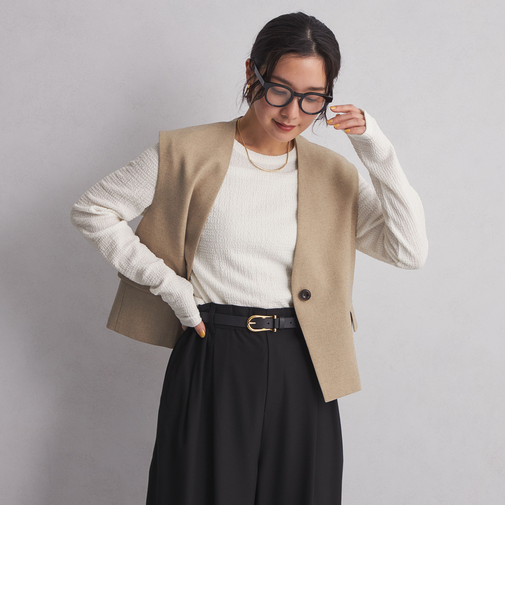 【WEB限定】＜at ease＞フクレジャカード プルオーバー カットソー