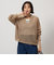 メッシュ スキッパー ニット プルオーバー -ウォッシャブル-
