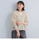 メッシュ スキッパー ニット プルオーバー -ウォッシャブル-