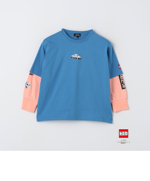 【別注】＜TOMICA＞レイヤード ロングスリーブ Tシャツ / キッズ  100cm-120cm