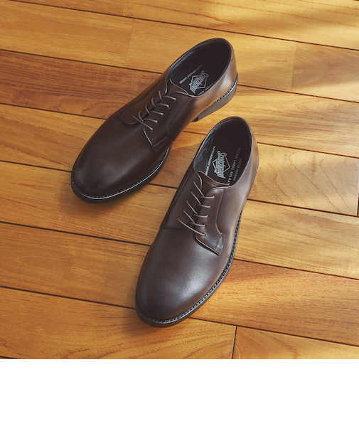 GLR ハッスイ アクティブ プレーントゥ ドレスシューズ