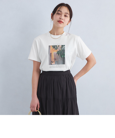 グラフィック フォト Tシャツ