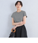 グロッシー フレンチスリーブ Tシャツ -制菌-
