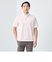 DUADRY clean バーズアイ ボタンダウン ビズポロ ポロシャツ -吸水速乾・抗菌-