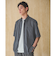 WONDER CLOTH ジャストルーズ レギュラーカラー 半袖 シャツ -ストレッチ・接触冷感・吸水速乾-