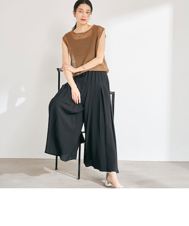 【WEB限定】＜at ease＞ キュロット パンツ