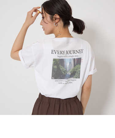 【WEB限定】＜at ease＞フォトプリント Tシャツ