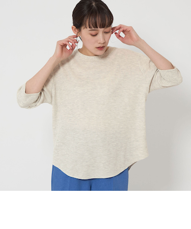 【WEB限定】＜at ease＞ワッフル ショートスリーブT