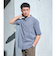 【WEB限定】JUST fit バンドカラー 半袖 シャツ -ストレッチ-