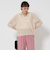 メッシュ スキッパー ニット プルオーバー
