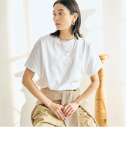 ＜SEASONAL COLLECTION＞LOTUS ドルマンスリーブ Tシャツ