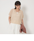 メッシュ クロップド 2WAY ショートスリーブ ニット プルオーバー -ウォッシャブル-