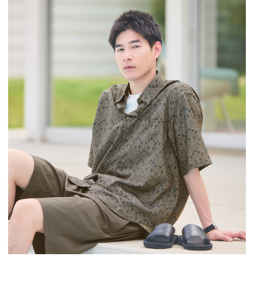 William Morris ジャストルーズ 半袖 シャツ