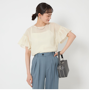 メッシュ ショートスリーブ プルオーバー