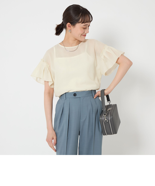 メッシュ ショートスリーブ プルオーバー