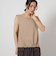 【WEB限定】＜at ease＞ヘムギャザー ノースリーブ カットソー