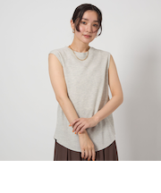 【WEB限定】＜at ease＞ワッフル ノースリーブ Tシャツ