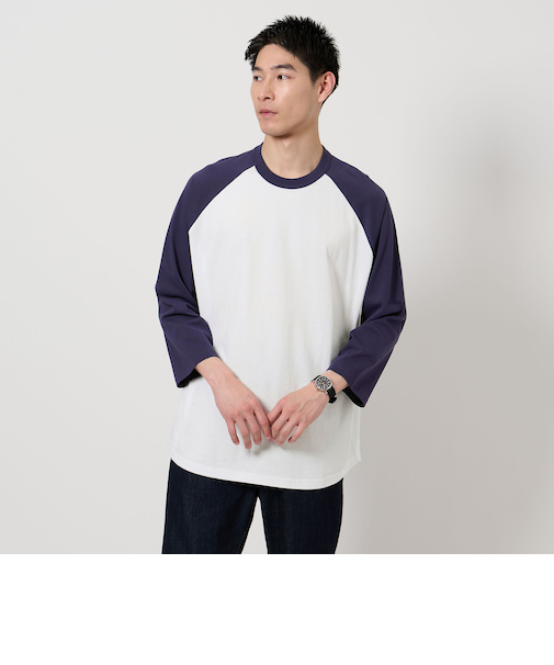 <GOAT>ベースボール 8分袖 Tシャツ