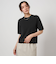 【WEB限定】＜at ease＞ サマー ニット TEE -ウォッシャブル・接触冷感・UVカット-