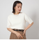 【WEB限定】＜at ease＞ サマー ニット TEE -ウォッシャブル・接触冷感・UVカット-