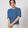 【WEB限定】＜at ease＞ サマー ニット TEE -ウォッシャブル・接触冷感・UVカット-