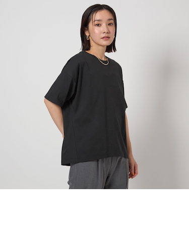 【WEB限定】＜at ease＞バックタック Tシャツ -UVカット-