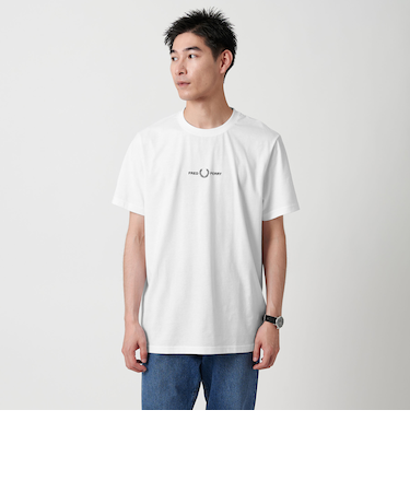 ＜FRED PERRY＞エンブロイダリー ショートスリーブ Tシャツ