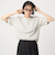 【WEB限定】＜at ease＞ワッフル ヘンリーネック 5分袖 プルオーバー カットソー