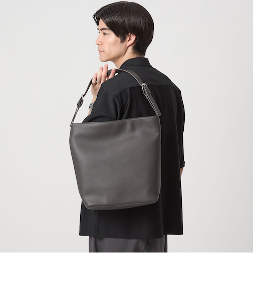 【WEB限定】GLR レザーライク ファンクショナル ショルダーバッグ