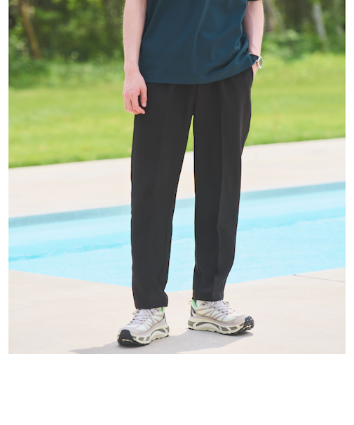 ポリエステル シャーク オルマイ イージーパンツ -ストレッチ-