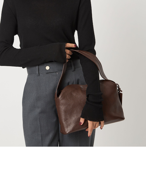 ダークブラウン レザー フラップバッグ MARCO MASI＞フラップ バッグ｜グリーンレーベル リラクシングの通販